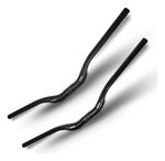 Guidão Bicicleta Voador Alto 720mm 31.8 Fosco Ou Brilhante RadFox