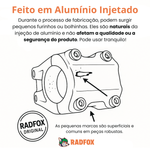 Suporte De Guidão Bike Mesa Cromada Curta Montadinha Aro 26/29