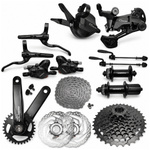 Kit Transmissão Shimano Cues 9 Velocidades Com Freio Hidráulico  MT200 Completo