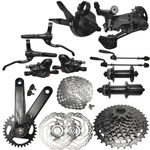 Kit Transmissão Shimano Cues 9 Velocidades Com Freio Hidráulico  MT200 Completo