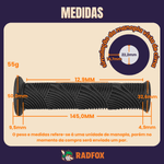 Manopla Bike RadFox Flow Grip 145mm Macia BMX Freeride