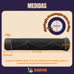Manopla RadFox Bike Grip Tribal 165mm Longa Antiderrapante