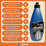 Selante Para Pneu Proteção Anti-Furo Tubeless 380ml Com Aplicador