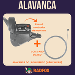 Alavanca Passador marcha 7 velocidades para freio hidráulico (lado direito)