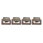 Conjunto de fitas presilhas p/ transbike 4 peças de fixação