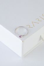 Anel Manhattan Safira Rosa