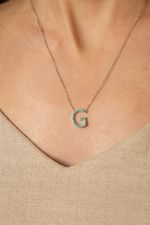 Colar Inicial Glow Esmeralda