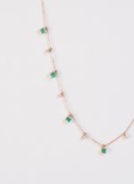 Colar Princess Esmeralda e Diamante