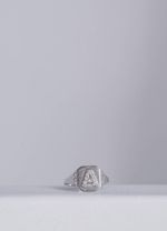 Anel Little Finger Inicial Diamante