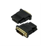 ADAPTADOR DVI - DVI 24+1 MACHO PARA HDMI FEMEA