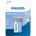 BATERIA PHILIPS ALCALINA 9V - CARTELA C/01