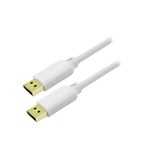 CABO DISPLAYPORT + DISPLAYPORT 1.2 - BRANCO - 2M