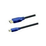 CABO HDMI 2.0 - 4K HDR 19P - 30AWG - 2M  X  MINI HDMI