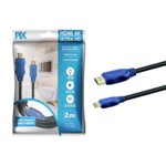 CABO HDMI 2.0 - 4K HDR 19P - 30AWG - 2M  X  MINI HDMI