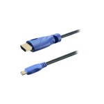 CABO HDMI 2.0 - 4K HDR 19P - 32AWG - 2M  X  MICRO HDMI