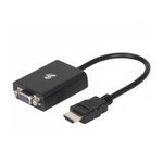 CONVERSOR DE VIDEO - HDMI PARA VGA - SAIDA R/L - C/ CABO P2ST