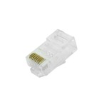 PLUG RJ45 DE PASSAGEM 8X8 CAT6 - SACO C/ 100