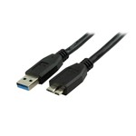 CABO USB 3.1 - USB A MACHO + USB MICRO B - 1.2M - PRETO