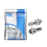 CONJUNTO MIKE PCI - FEMEA/MACHO 5 PINOS - METALICO