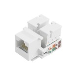 KEYSTONE RJ45 - BRANCO - CAT5E