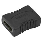 EMENDA HDMI PLASTICO - HDMI FEMEA PARA HDMI FEMEA