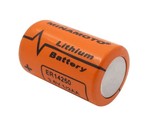 BATERIA NAO RECARREGAVEL LITIO 3,6V 1200MAH - 30mA - 80mA MAX-1/2AA - 14,5X25,5MM - C/ TOP ER14250 MINAMOTO