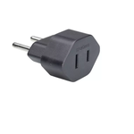 ADAPTADOR 2P ADP2-22 PRETO (F)  10A MARGIRIUS