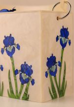 Bolsa Erivânia Azul Escuro Perolado