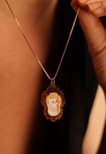 Pingente Sabrina Branco Perolado
