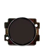 BOTAO DE IMPULSO METALICO AMPB6B OU XB2-BA21 - PRETO 1NA