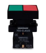 BOTAO DUPLO SEM ILUMINACAO QUADRADO XB2-EL8325 1NA+1NF