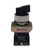 CHAVE SELETORA METALICA XB2-BJ41 2 POSICOES SEM TRAVA - 1NA - MANOPLA LONGA