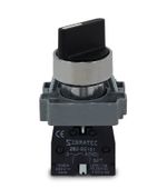 CHAVE SELETORA METALICA BD33 3 POSICOES 2NA MANOPLA CURTA