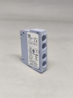 BLOCO CONTATOS MONTAGEM FRONTAL AZUL ACBF 1 NA 1 NF UE 230 VCA PARA DISJUNTOR-MOTOR MPW18/40/80