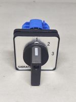CHAVE SELETORA ROTATIVA UNIPOLAR LW28-20-3 20A 3 POSICOES (1-2-3)