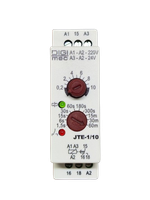 Temporizadores com retardo na energização multiescala JTE 1/1024VCA/VCC 220VCA 