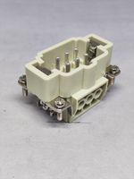 BTM-SE006M - SOQUETE MACHO 6 POLOS + TERRA - 16A - 500V - PARA BTM-6