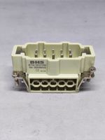 BTM-SE010M - SOQUETE MACHO 10 POLOS + CONTATO TERRA - PARA TOMADAS MULTIPOLARES 16A - 500V
