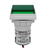 MULTIMEDIDOR DIGITAL AD22-22VAHS/G QUADRADO - VERDE 22MM - (TENSAO, CORRENTE E FREQUENCIA)