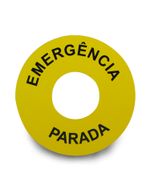 PLACA DE IDENTIFICACAO EMERGENCIA 22,0MM - PART B