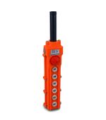 BOTOEIRA INDUSTRIAL  COB63H  DE 6 BOTOES + EMERGENCIA - GIRA PARA SOLTAR