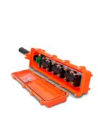 BOTOEIRA INDUSTRIAL  COB63H  DE 6 BOTOES + EMERGENCIA - GIRA PARA SOLTAR