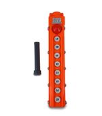 BOTOEIRA INDUSTRIAL  COB64H DE 8 BOTOES + EMERGENCIA - GIRA PARA SOLTAR