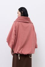 Jaqueta Anjo Relevos Cupro Blush