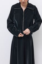 Jaqueta Geometrias Velvet Preto