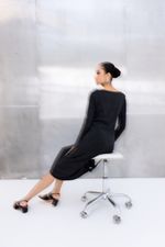Vestido Satochi Malha Wool Preto