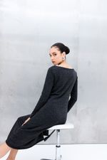 Vestido Satochi Malha Wool Preto