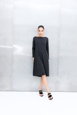 Vestido Satochi Malha Wool Preto