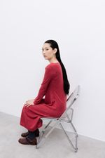 Vestido Satochi Malha Wool Guava
