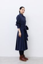 Vestido Circa Alfaiataria Touch Marinho